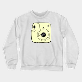 Yellow polaroid camera Crewneck Sweatshirt